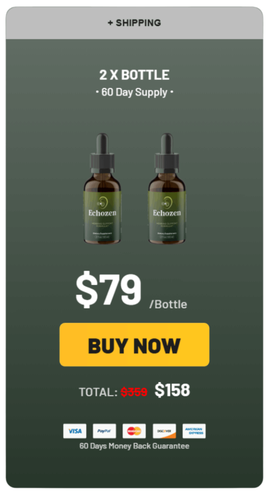 Echozen 2 Bottles Pricing